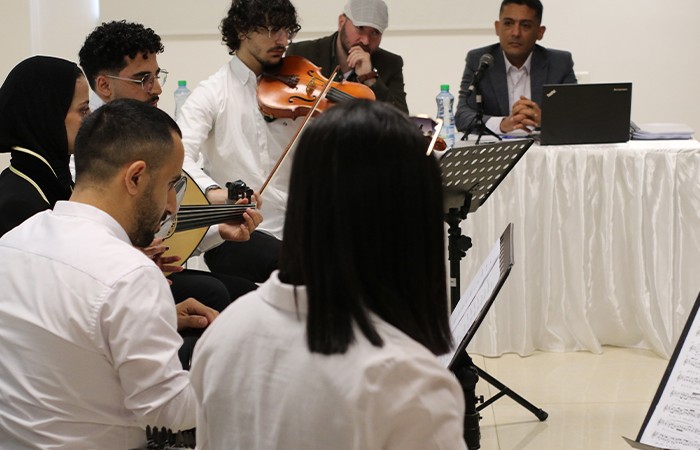 جامعة دار الكلمة تناقش مشاريع تخرج طالبات برنامج بكالوريوس الفنون الأدائية مسار الموسيقى