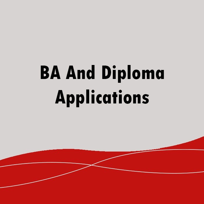 BA and Deploma application