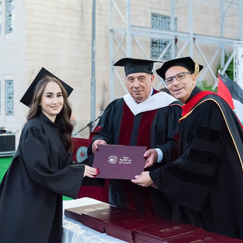 Graduation ceremony of students of Dar al-Kalima University