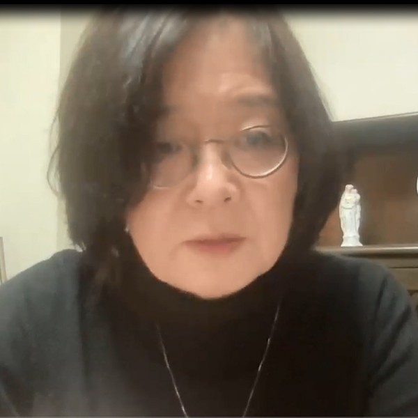 Composer and musician ŌKUBO Masato during a virtual Christmas solidarity campaign